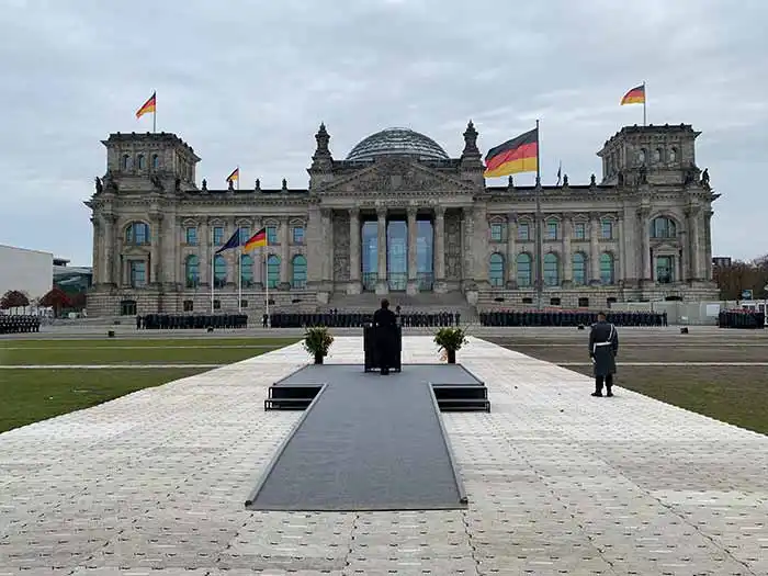 Veranstaltung in Berlin vor dem Bundestag